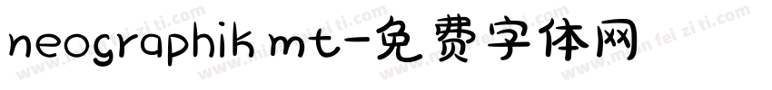 neographik mt字体转换